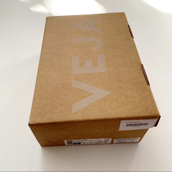 Veja V-10 Black and White Leather Lace Up Sneakers Shoes NEW Womens US 9 - Picture 10 of 11